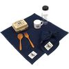 indigo blue (plain color) lunch cloth
