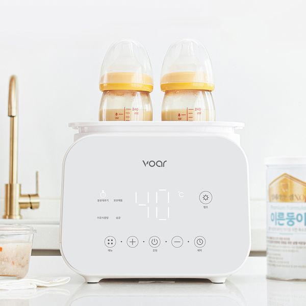 Boar Agamamma Bottle Warmer Baby Food Formula Breast Milk Double Boiler Defrost Bottle Sterilization Function Separate Easy Cleaning