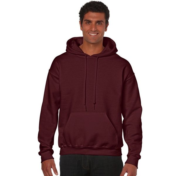 Gildan - Unisex Kapuzenpullover 'Heavy Blend' , Maroon, Gr. XL