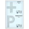 Clear Open Face Frame - Magnetic-Back - Ledger Size - 5-Pack - R3349M-5