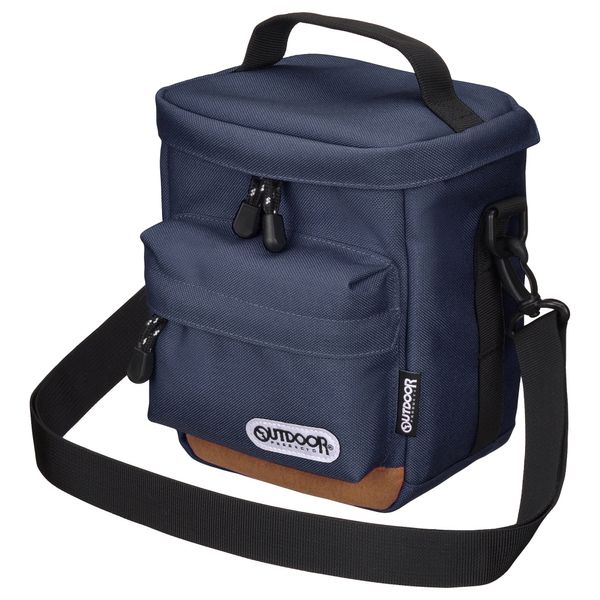 OUTDOOR PRODUCTS ODCSB04NV Camera Shoulder Bag 04, Navy, Vertical Type for Easy Access