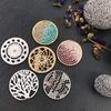 Morella Women's Decorative Coin 33 mm Silver-Black