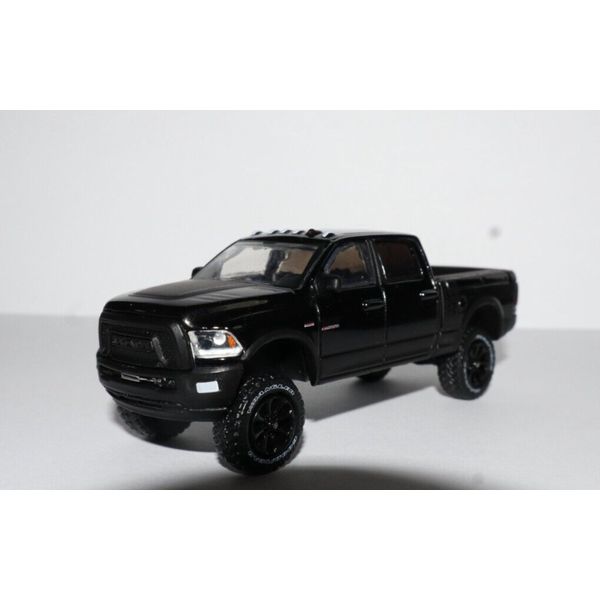 2017 Dodge Power Wagon Lifted Pickup Truck Off Road 4x4 1:64 Diecast Model Black