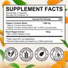 Tumeric Curcumin with Black Pepper & Ginger, 1500mg Turmeric Extract  60 Capsule