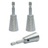 3 PCS Wire Twister Tool for Drill，Wire Nut Twister for Electrical Power Drill Drivers