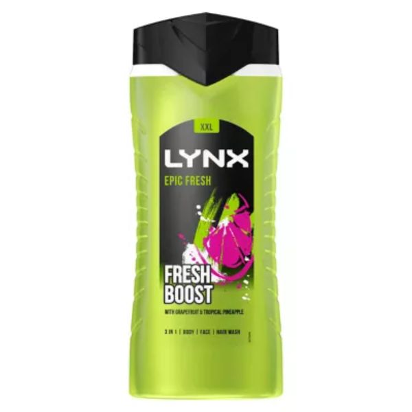 Lynx Epic Fresh Grapefruit & Tropical Pineapple Scent Shower Gel 500ml