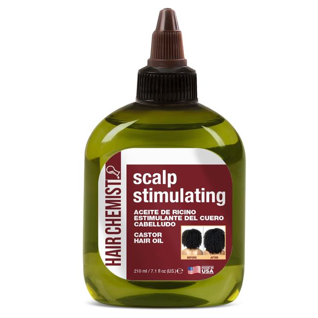 Hair Chemist Scalp Stimulating Castor Hair Oil 7.1 oz. - Castor Hair and Scalp Oil Treatment
