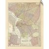 CANVAS ON DEMAND Map of Brooklyn Wall Decal, Map Artwork
