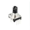sourcing map 360 Degree Rotary Encoder Code Switch Digital Potentiometer 3 Pins 14.3mm D-Shaft 5pcs