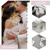 Unicra Bride Wedding Hair Comb Leaf Headpiece Silver Rhinestone Bridal Hair Combs Side Accessories for Women and Bridesmaid