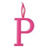 Mud Pie Metal Initial Wall Hanging, P, Large