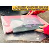 A4 Plastic Wallets Clear Popper Wallet Envelope Folders Transparent School Document Folder Press Stud Wallet Carry File Pockets Plastic Folder Office Files with Button Closure (10)