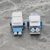 eMagTech 5Pcs LC Coupler Multimode Fibre Optic LC Fiber Keystone Optic Duplex 10GB F/F for Wall Plates Patch Panels Surface Mount Boxes