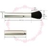 Shishida Seishindo Face Brush, Slide, Silver