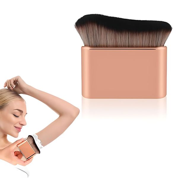 WHYCNJL 1 Pezzo Pennello per Fondotinta,Spazzola Abbronzante, Kabuki Brush,Spazzola per trucco per il Corpo, Foundation Brush per corpo e gambe Pennello Abbronzante