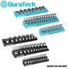 DURATECH Magnetic Socket Organizer Set Tool Cart 6PC 1/2"1/4" 3/8" Dr SAE&Metric
