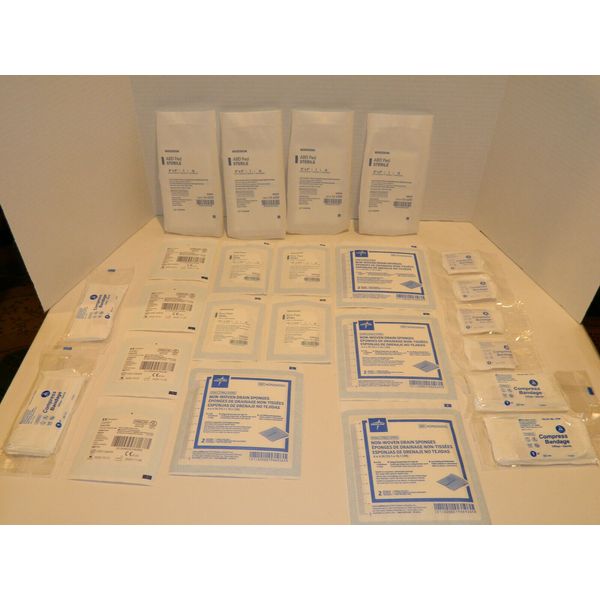 Custom 218 Item Wound Prep and Care First Aid Kit Refill