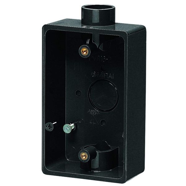 Mirai Industry PVR22-2K Exposed Switch Box, Black, Price for 1