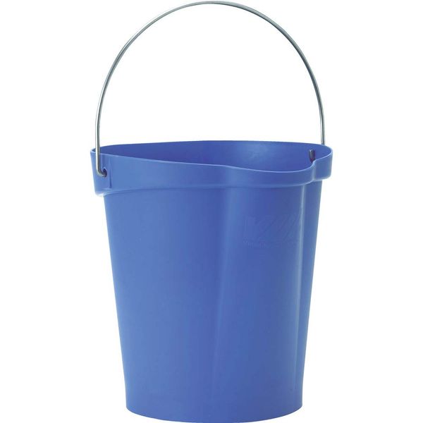 Vikan, Purple Pail,3 gal,PP/SS, 5686