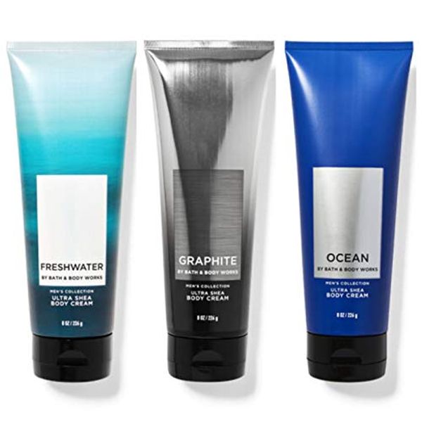 Bath and Body Works 3 Pack Set - Freshwater, Graphite and Ocean Body Lotion (set of 3))