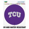 TCU Primary Logo Automotive Car Window Locker Circle Bumper Sticker