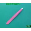  5 Pcs EyeBrow Tweezers Pink Color Manicure Instruments