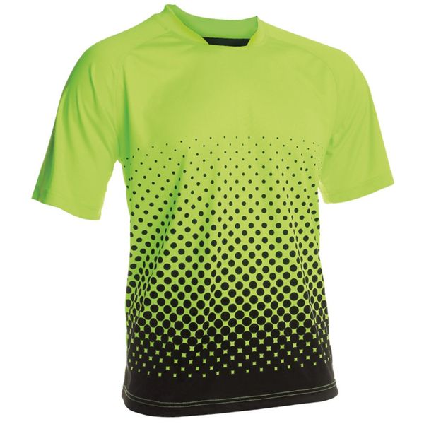 Vizari Adult Ventura GK Short Sleeve Jersey, X-Large, Neon Green/Black