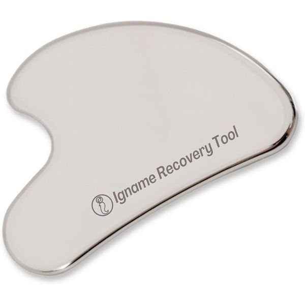 Inerme Recovery Tool Metal Massage Plate Trigger Point Oil Massage Sports Gua Sha For Body Feet Legs Soles Acupressure