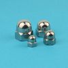 Eisenwaren2000 M8 hexagonal cap nuts high shape (40 pieces) - DIN 1587 - stainless steel A2 V2A - rust-proof