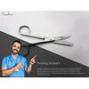 Nursing Scissors with Pocket Clip Dressing Bandage Scissors Sharp/Blunt 13CM S 132