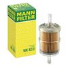 Original MANN-FILTER Fuel filter WK 42/2 – For Passenger Cars