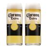 2 x Pint Glass Original Corona Extra Beer Glasses