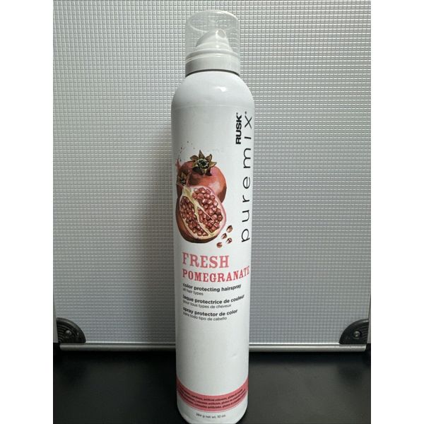 Puremix Fresh Pomegranate Color Protecting Hairspray by Rusk for Unisex - 10 oz