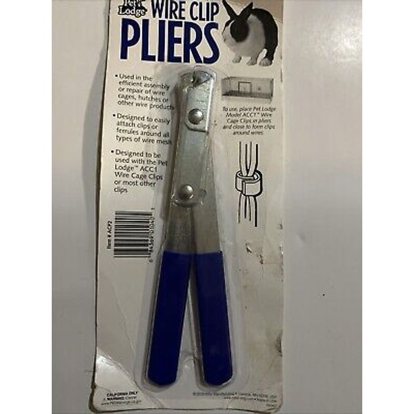 New Pet Lodge Heavy Duty Wire Clip Pliers ACP2 Rabbit Hutches Cages for ACC1