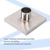 5.9" Shower Drain Stainless Shower Floor Drain w/Removable Cover Grid Grate