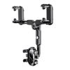 360° Retractable Phone Holder Car Mount Stand Rear View Mirror Mount Bracket