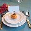 Orange Pumpkin Place Card Holder (Individual or Bulk Rates available)