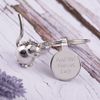 EIO Gifts Personalised Sitting Cat Keyring Presentation Box - Engraved Your Custom Text