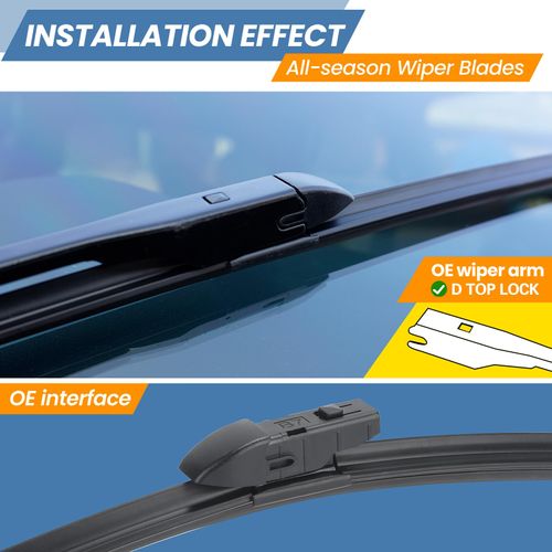 GSPSCN 3 Wipers Replacement For Subaru Outback 2023 2022 2021 2020，Original Equipment Windshield Wiper Blades Set 26"+18"+16" (Set of 3)
