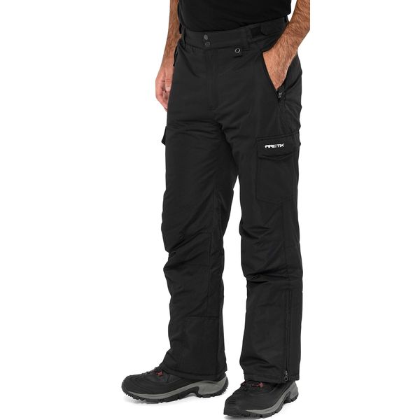 Arctix Men's Snow Sports Cargo Pants, Black, Large/32" Inseam