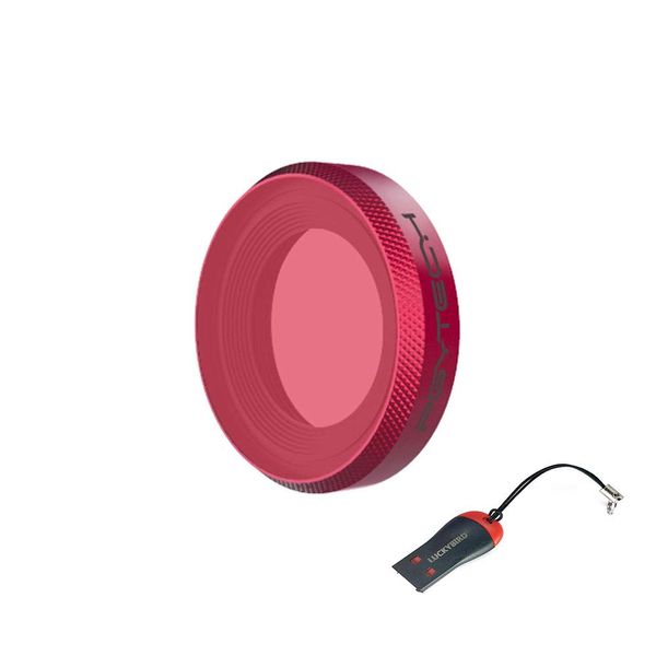 PGYTECH Diving Filter (Master) for DJI OSMO Action with Luckybird USB Reader