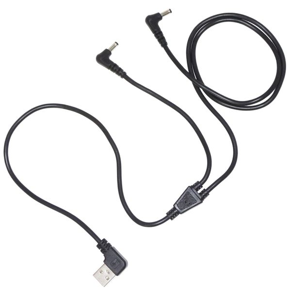 KAUMO Air Conditioning Fan USB Cable DC (3.8/1.4mm) x 2 UV Resistant Soft Cable