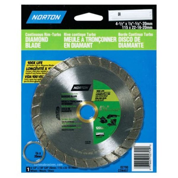 Norton Saw Blade Turbo Rim 4.5"