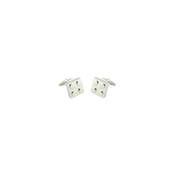 MasGemelos Lego Silver Cufflinks