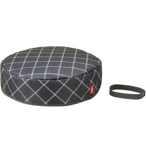 Thermos KAC-001 GY Frying Pan Thermal Cover (with Wooden Plate) Gray Diameter 13.8 x 3.9 inches (35 x 10 cm)