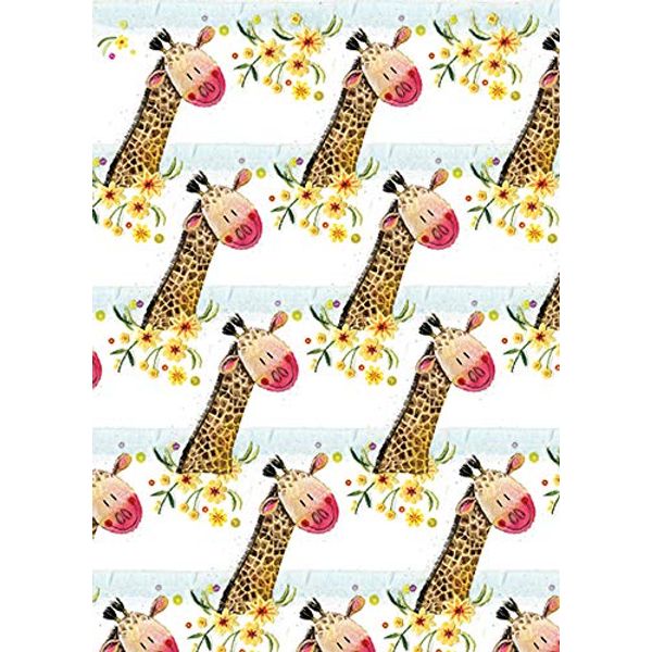 ALEX CLARK Giraffe Bagged Gift WRAP & Tags