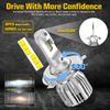 Lasfit H4 9003 LED Headlights Bulbs Conversion Kit Hi/Lo Beam Bright 6000K White