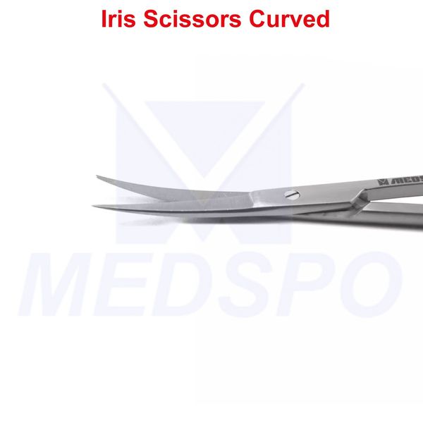 Dental Iris Tissue Gum Scissors Curved Surgical Operating Veterinary Shears CE