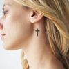 Black Cross Tattoo Set (4 tattoos)