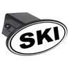 GRAPHICS & MORE Ski Euro Oval - 2" Tow Trailer Hitch Cover Plug Insert